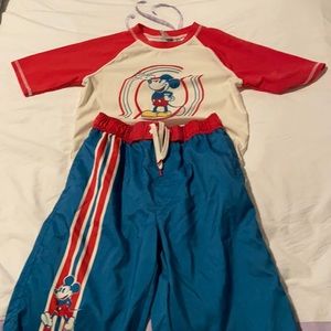 Boys Matching Swim Top and Shorts Bundle